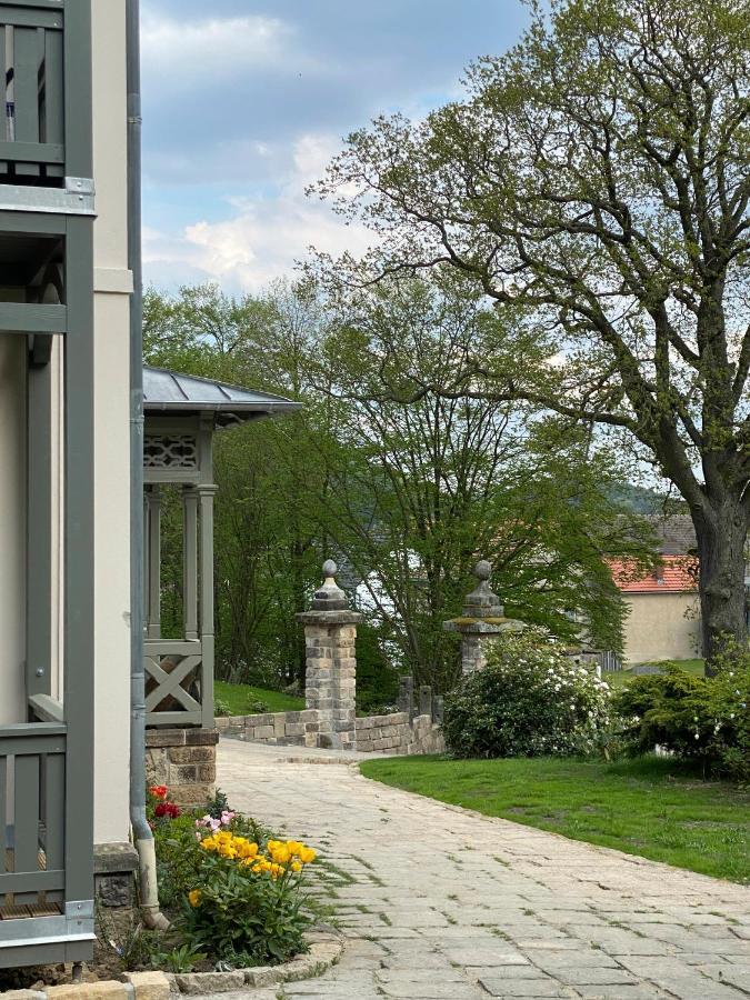 Ferienwohnung Altes Pfarrhaus Papstdorf Exterior foto