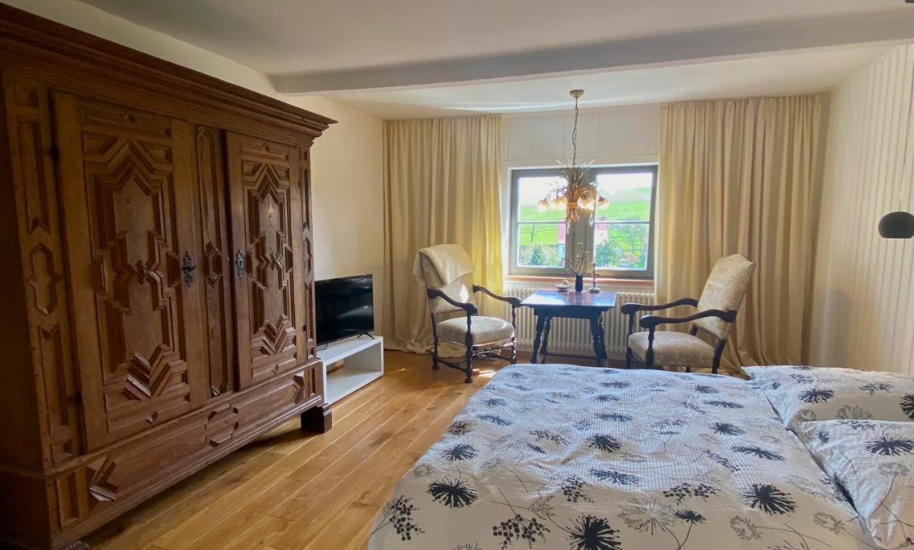 Ferienwohnung Altes Pfarrhaus Papstdorf Exterior foto