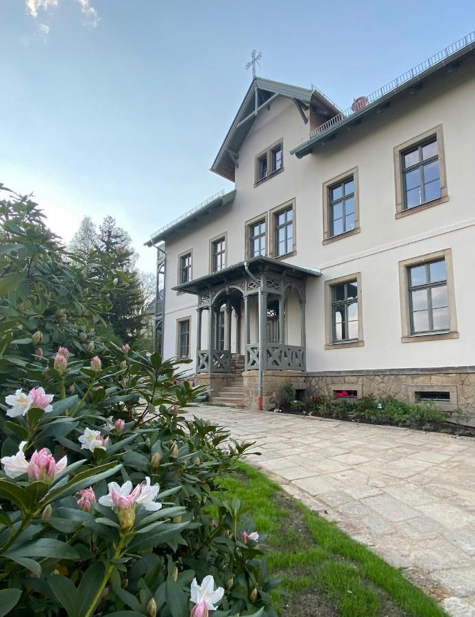 Ferienwohnung Altes Pfarrhaus Papstdorf Exterior foto