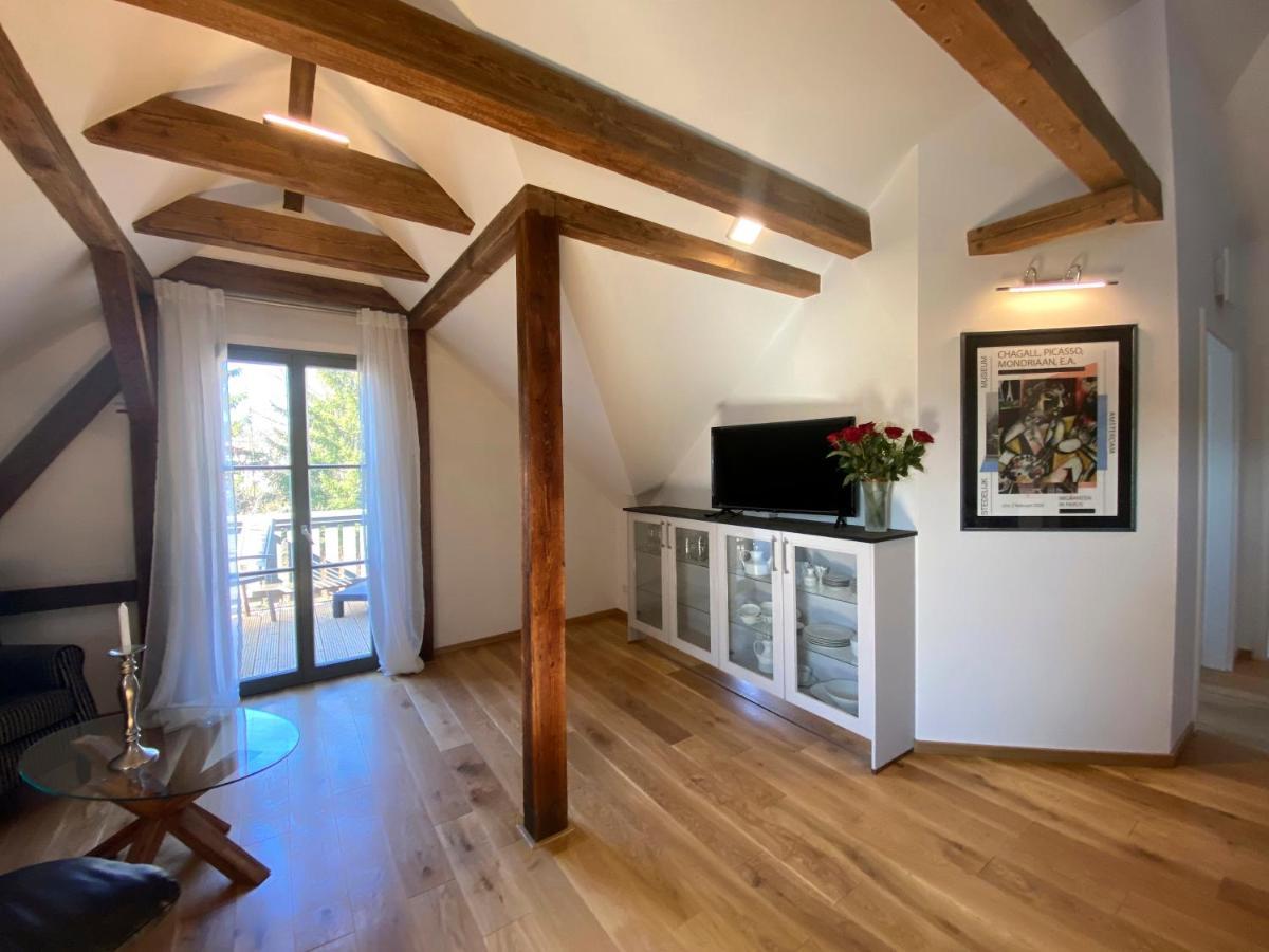 Ferienwohnung Altes Pfarrhaus Papstdorf Exterior foto