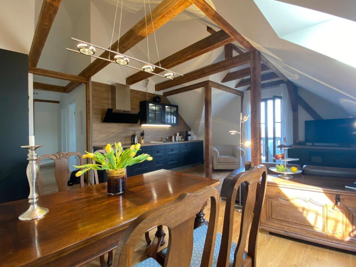 Ferienwohnung Altes Pfarrhaus Papstdorf Exterior foto