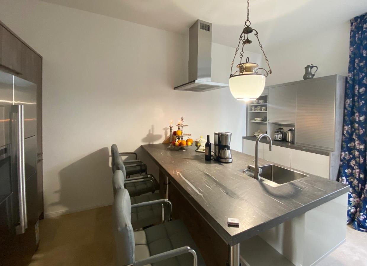Ferienwohnung Altes Pfarrhaus Papstdorf Exterior foto