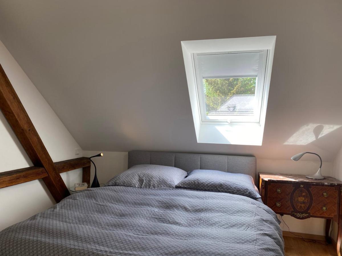 Ferienwohnung Altes Pfarrhaus Papstdorf Exterior foto