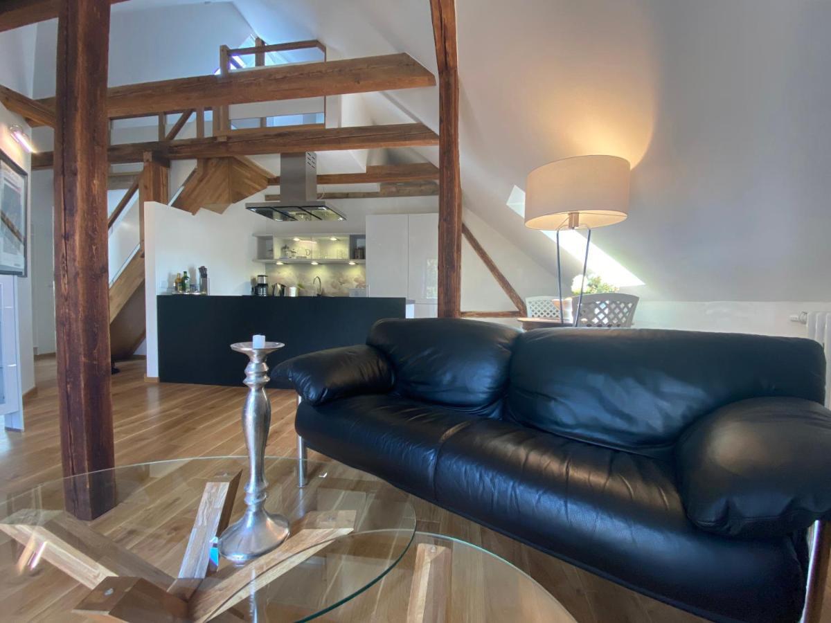 Ferienwohnung Altes Pfarrhaus Papstdorf Exterior foto