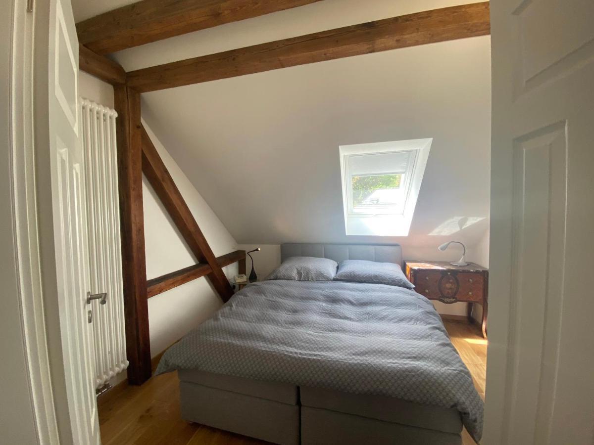 Ferienwohnung Altes Pfarrhaus Papstdorf Exterior foto