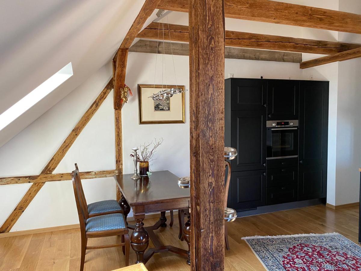 Ferienwohnung Altes Pfarrhaus Papstdorf Exterior foto