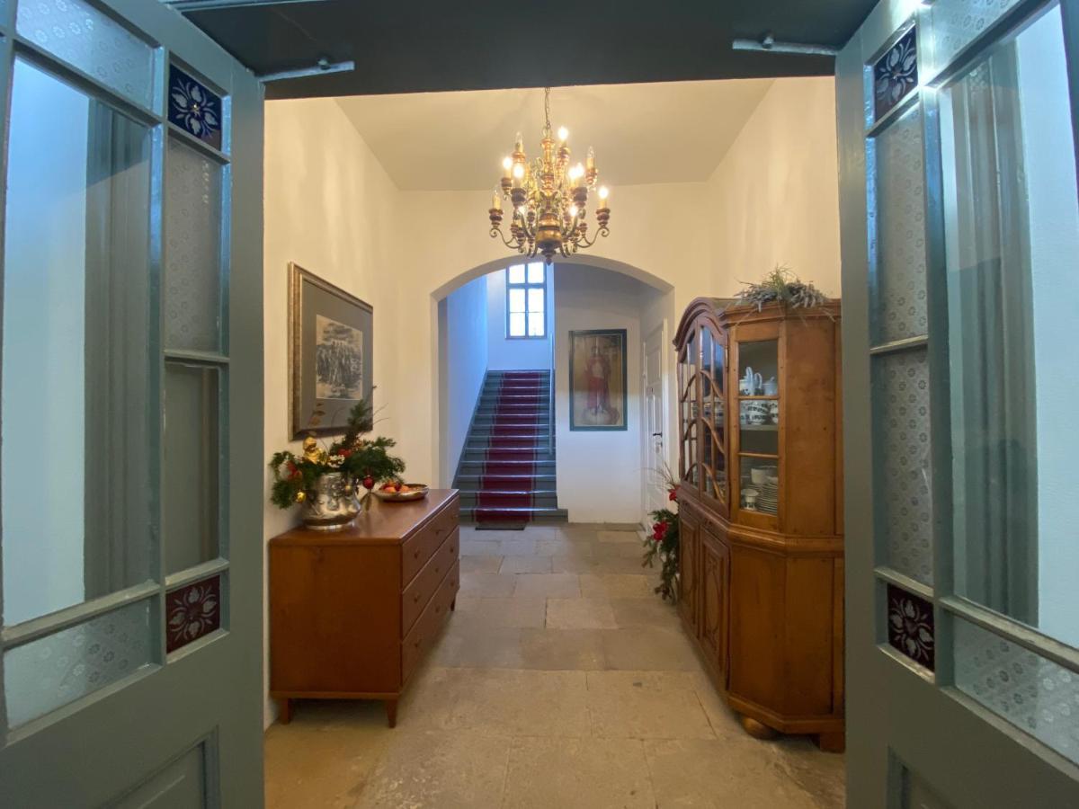 Ferienwohnung Altes Pfarrhaus Papstdorf Exterior foto