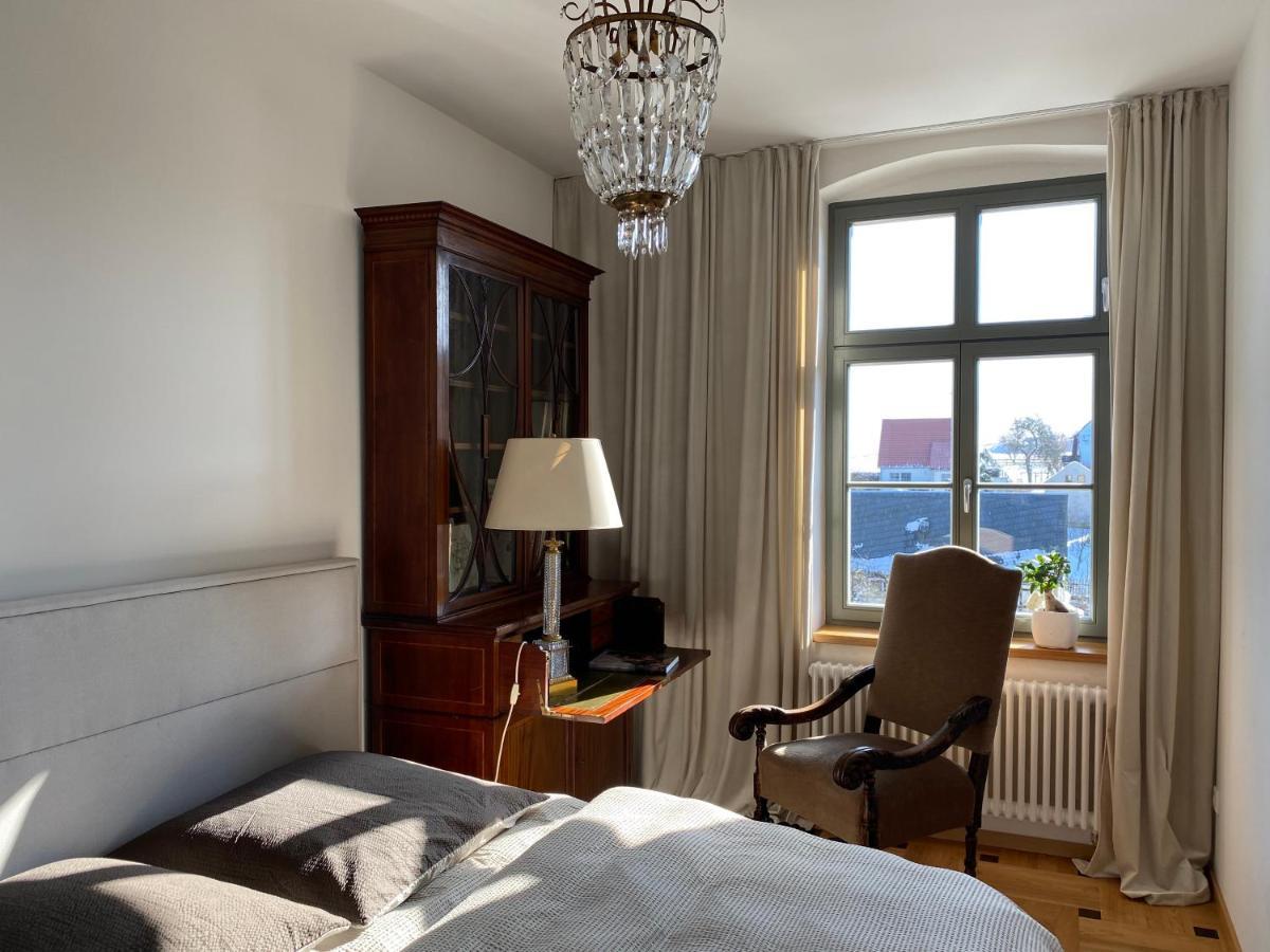 Ferienwohnung Altes Pfarrhaus Papstdorf Exterior foto