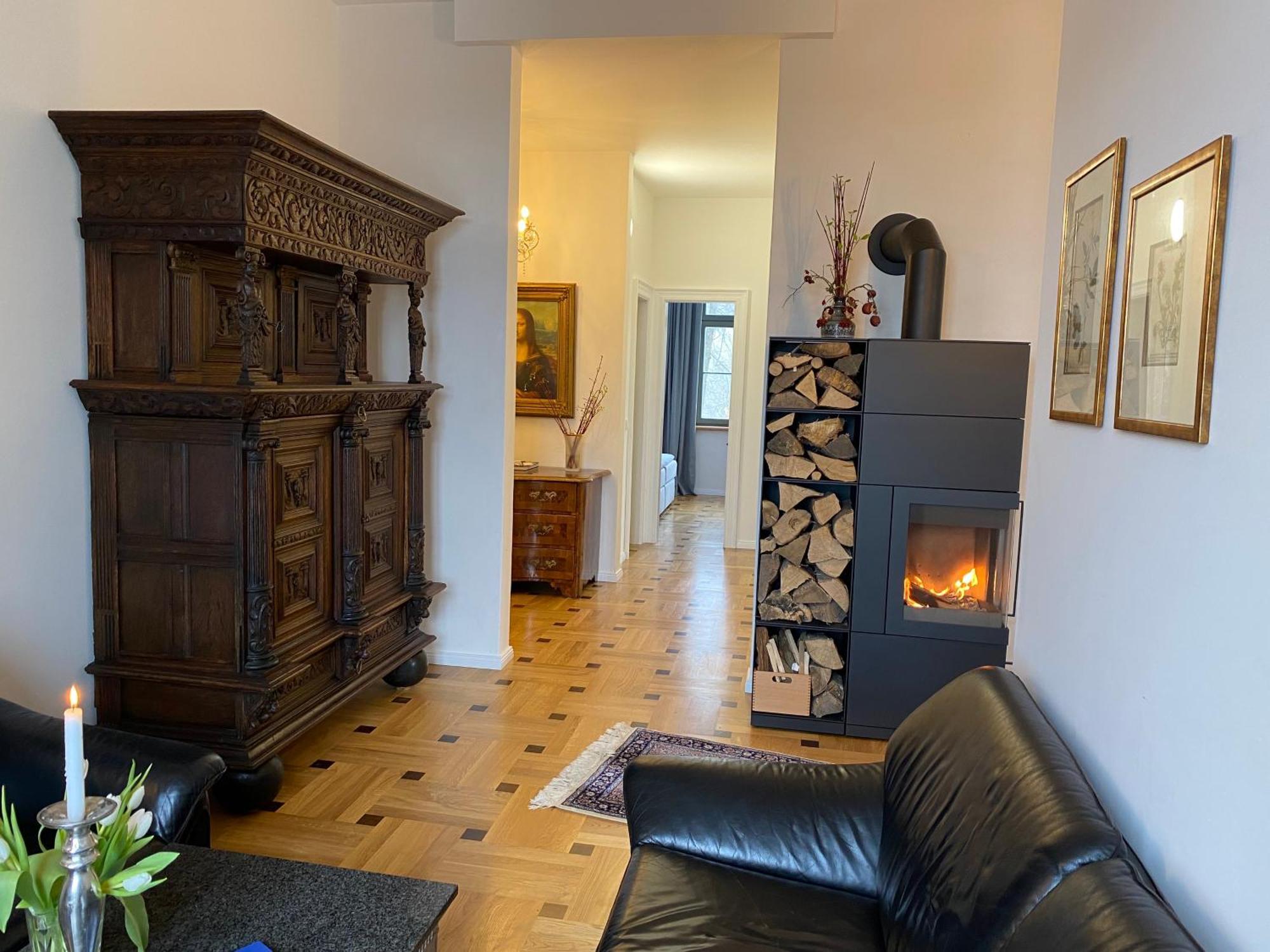 Ferienwohnung Altes Pfarrhaus Papstdorf Exterior foto